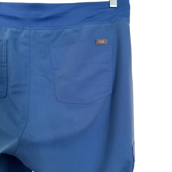 FIGS TECHNICAL SCRUBS ZAMORA CEIL BLUE JOGGERS SIZE MEDIUM TALL - Picture 9 of 15